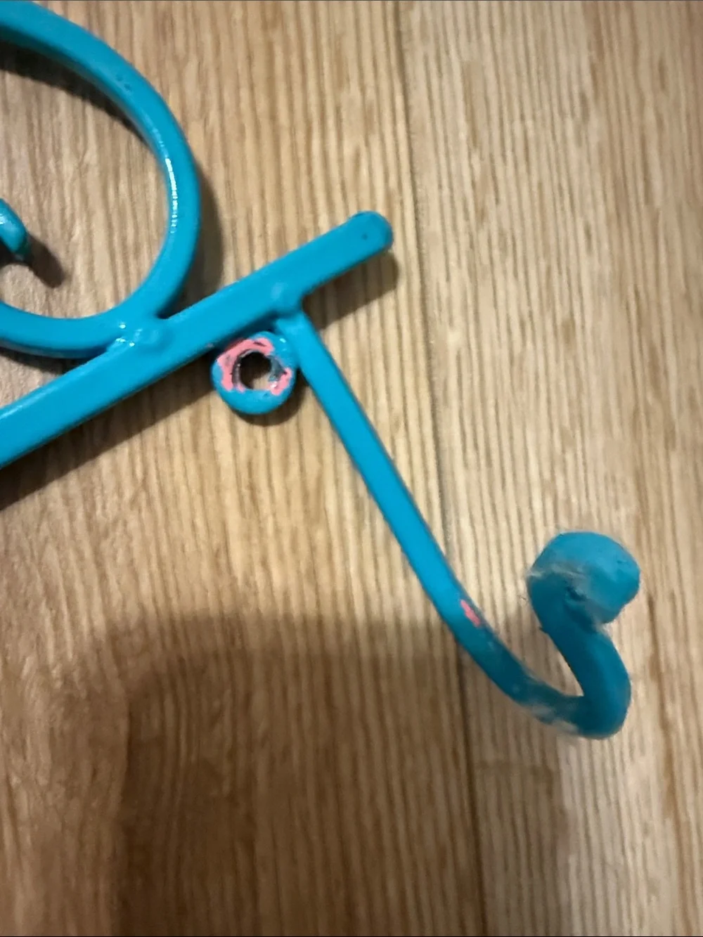 Princess Wall 5 Hook accessory hanger - turquoise